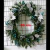 Couronne led décoration Noël 50 cm - Ref COURNOELLC0150 (Lot 100